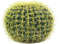 Planta Artificial EUROPALMS Barrel Cactus (Verde - 37 cm)