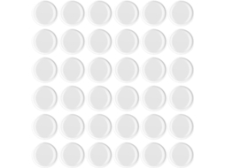 Protetores De Silicone Antiderrapantes, Almofadas Transparentes, Pacote Com 36 Unidades, Para Móveis, Absorção De