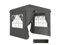 Tenda Dobrável 2,5x2,5m com Paredes Laterais ZACHARY