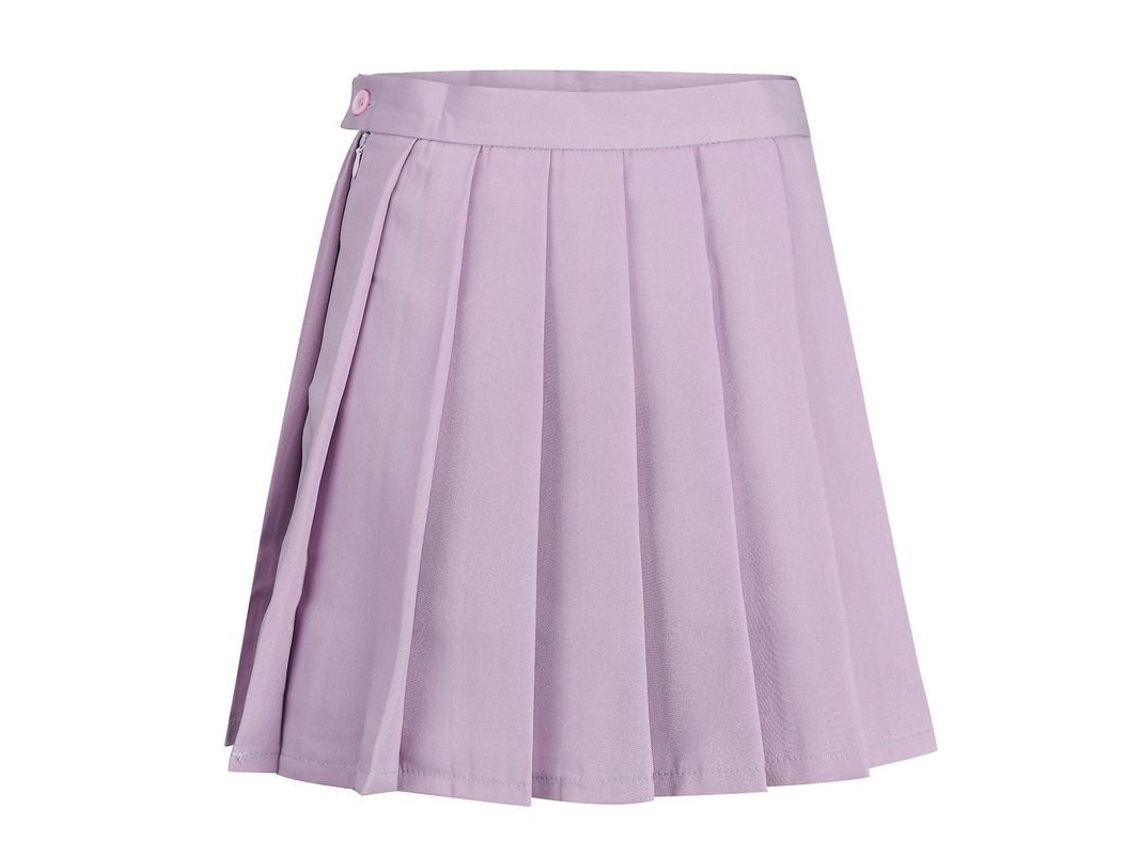 2026 falda de Tenis Plisada para Niñas Mystdiy de Talla Corta Y Estampado Liso