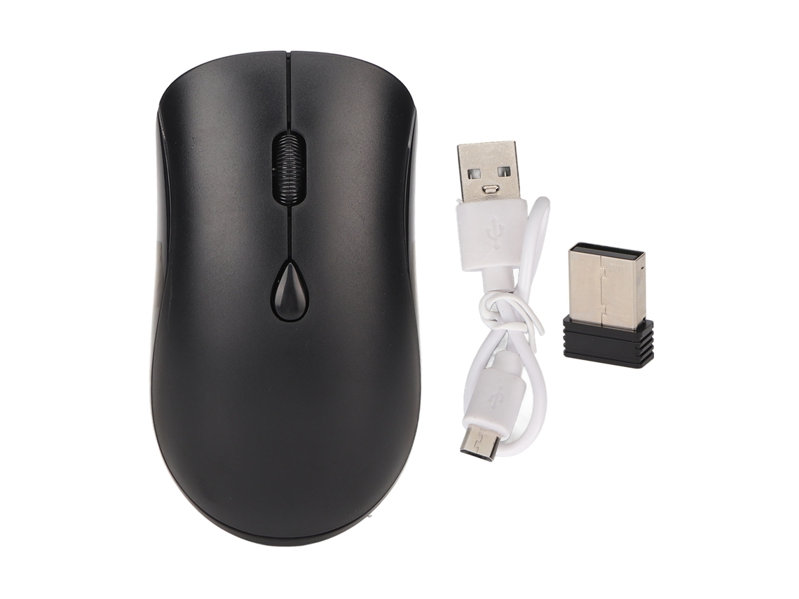 Aetheria mouse Sem Fio 2.4g Bluetooth 5.2 Ergonômico Recarregável 1600dpi Silencioso para Office Laptop Pc Preto