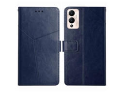 Capa De Celular Flip Em Couro Com Padrão Em Formato De Y Para Infinix Hot 12 Play Ht01