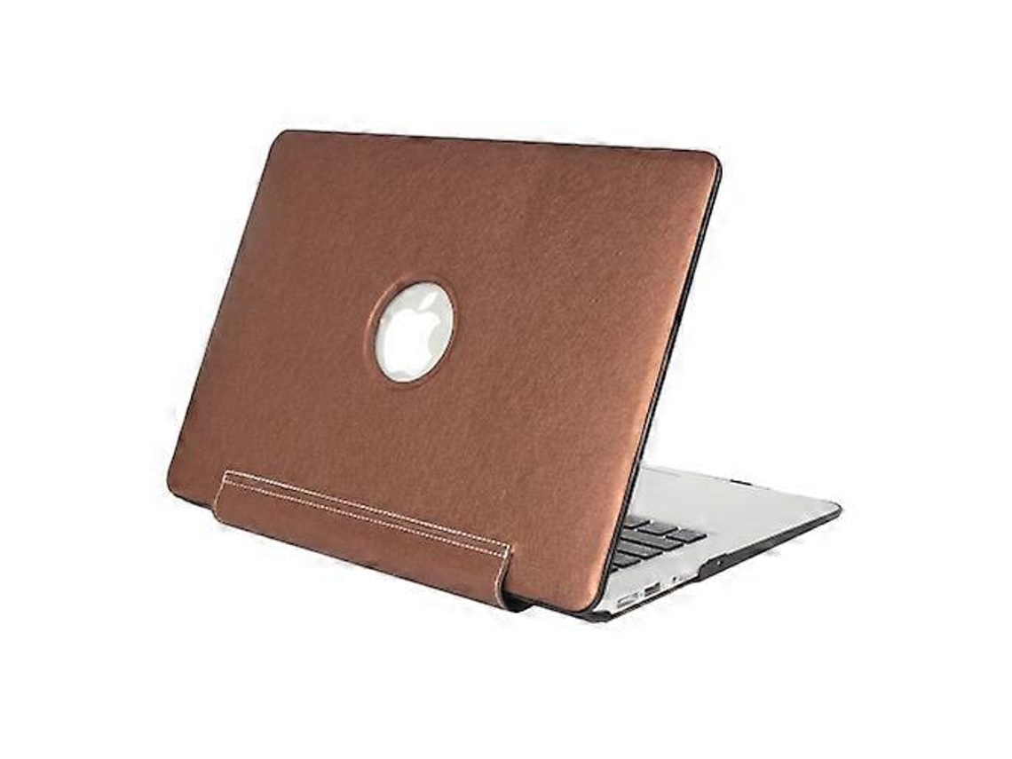 Capa Protetora De Pu Com Textura De Seda Para Macbook Pro Retina 12 Polegadas Apple Laptop United Aquaforge (café)