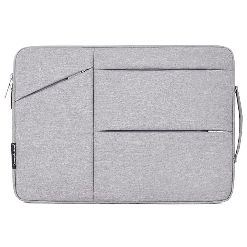 Capa Halinuia Para Portátil 11-12 Polegadas Nylon Impermeável Forro Macio Fecho De Correr Azul Marinho