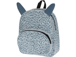 Mochila com Orelhas Azul Multicolorida BRILVIBERA
