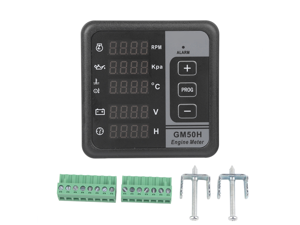Meter digital de motor GM50H acessório multifuncional de gerador de alta precisão
