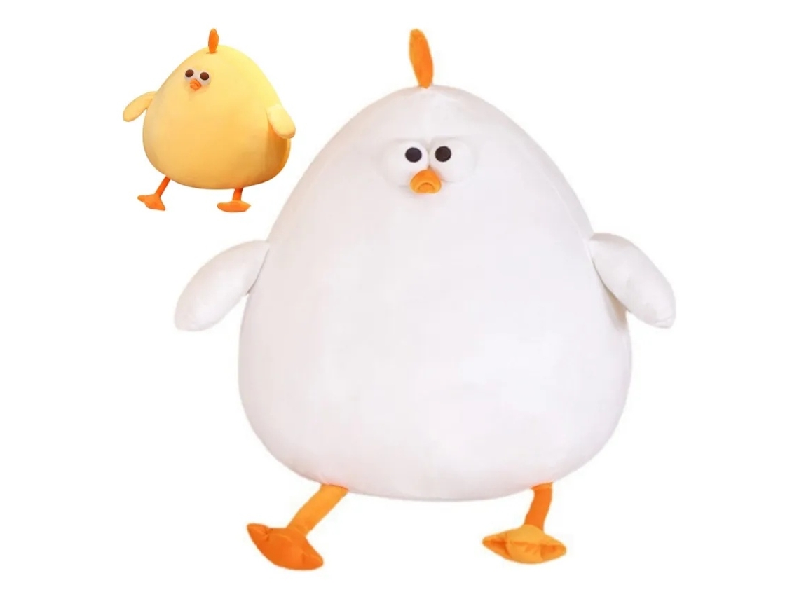 Lurelia De Frango Amarelo Gordo Em Peluche Colecionável, 50cm, Macio Para Coleção