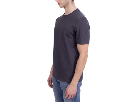 T-shirt De Homem Lyle And Scott Lyle Scott Mens With Tonal Eagle Logo Preto (xl)