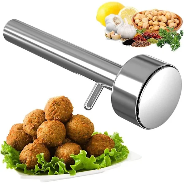 Colher Para Falafel, Colher De Aço Inoxidável Para Falafel, Utensílio Profissional Antiaderente Para Bolinhas De Falafel, 1 Unidade