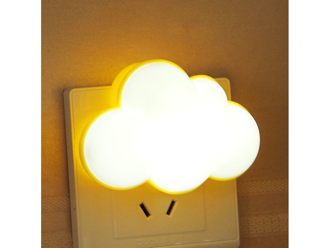 Luminria Noturna Em Formato De Nuvem Luminria Noturna Com Base Em Formato De Nuvem E Sensor Crepuscular, Ideal Para Quartos In Aquaforge