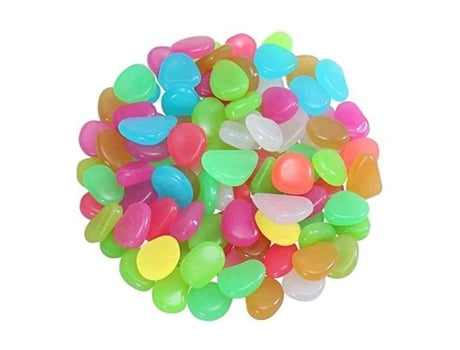 100pcs Pedras Luminosas De Decoração Paisagística Estilo 1 Laancoo