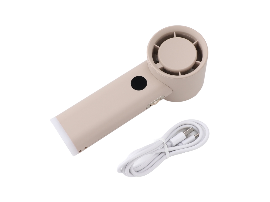 Vents Mini Display Digital Usb Turbina Controle Velocidade Silencioso Verão S/MARCA