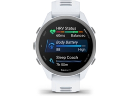 Smartwatch GARMIN Forerunner 170 (1.3'' - Bluetooth - Autonomia: Até 10 dias - Branco)