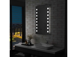 Vidaxl Espelho De Parede Led Para Casa De Banho 60x100 Cm