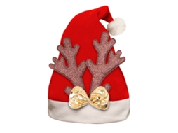 Chapéu de Papai Noel Adulto Quente para Festa | S/MARCA