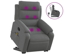 Stand Up Massage Recliner Chair, Stand Up Massage Recliner Chairs Vidaxl Cinzeto Tecido