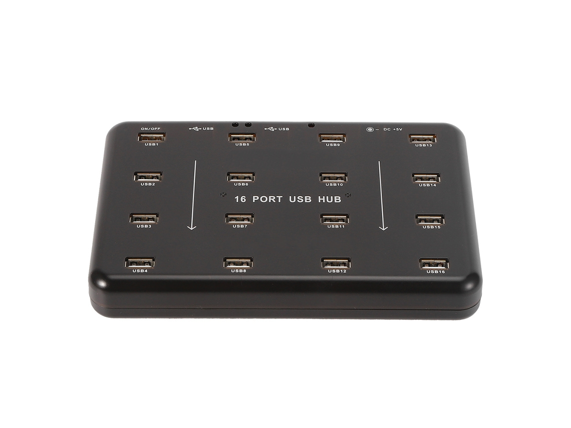 Laxiscreed Hub Usb 2.0 De 16 Portas Para Indústria, Alta Velocidade E Compatibilidade Ampla