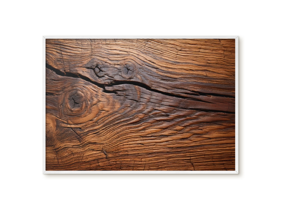 Magnetic Board For Wall Wooden Texture For The Bedroom Espelharte (100x70 Cm)