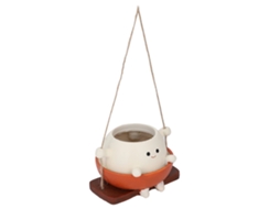 Mali vasinho de Flores Pendente Balanço Cute Resina Jardim Decor Suculentas Indoor Outdoor