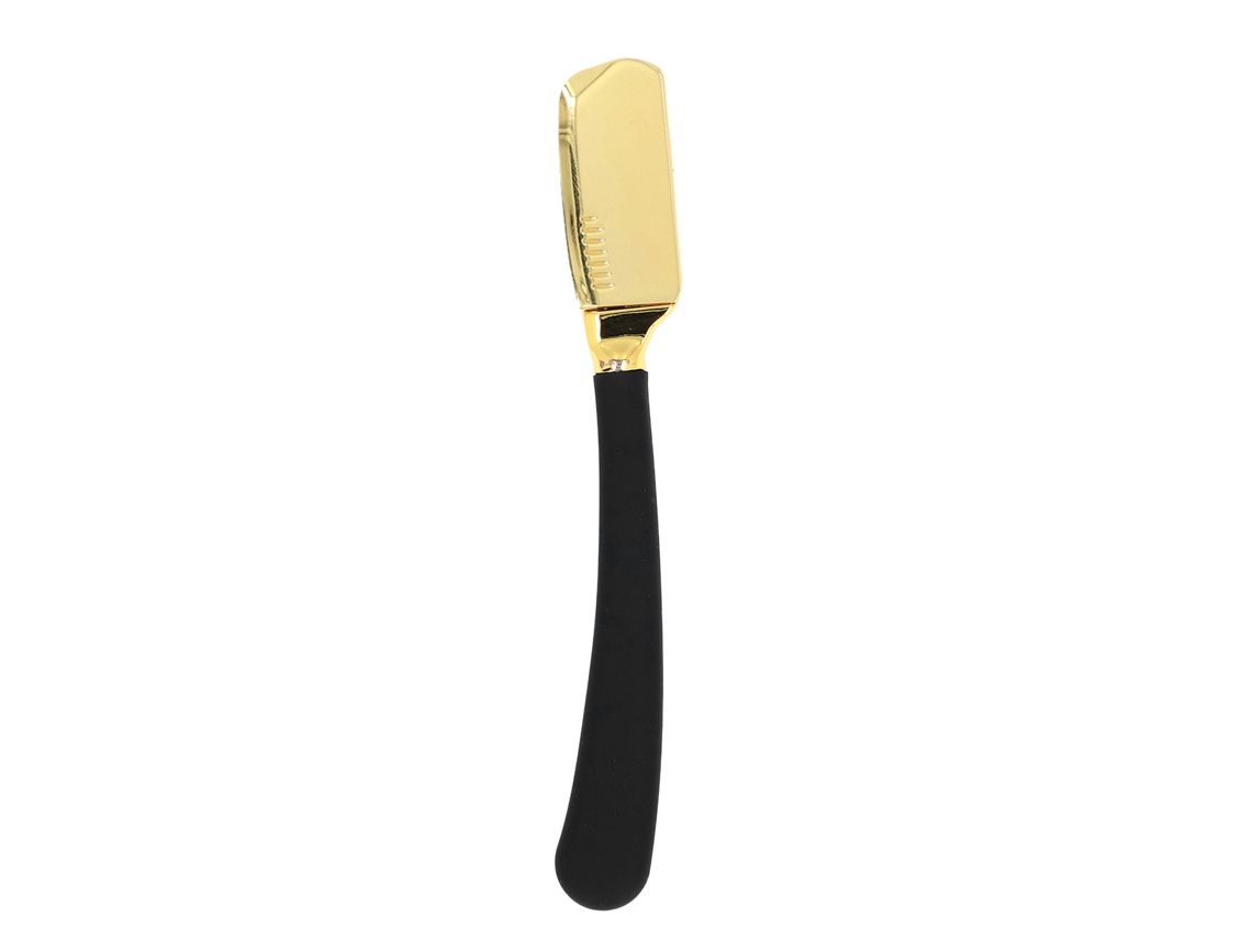 Porta Cortapelos Recto Estable Ligero Ergonómico Profesional Para Barberos Salón Hogar Oro
