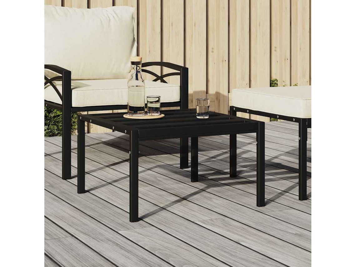 Mesa de Centro 60x60x35 cm Aço Preto HARLANV1