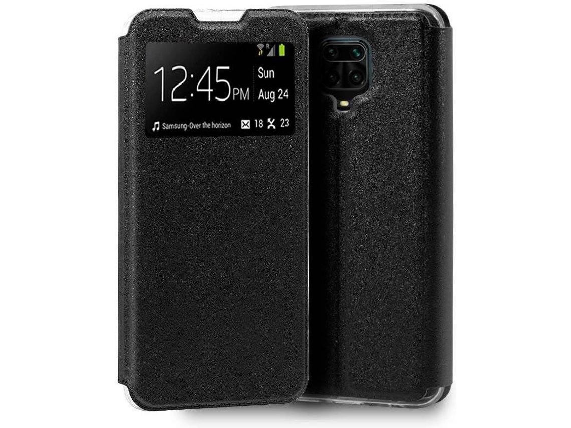 Capa Xiaomi Redmi Note 9S, Note 9 Pro COOL Flip Cover Preto