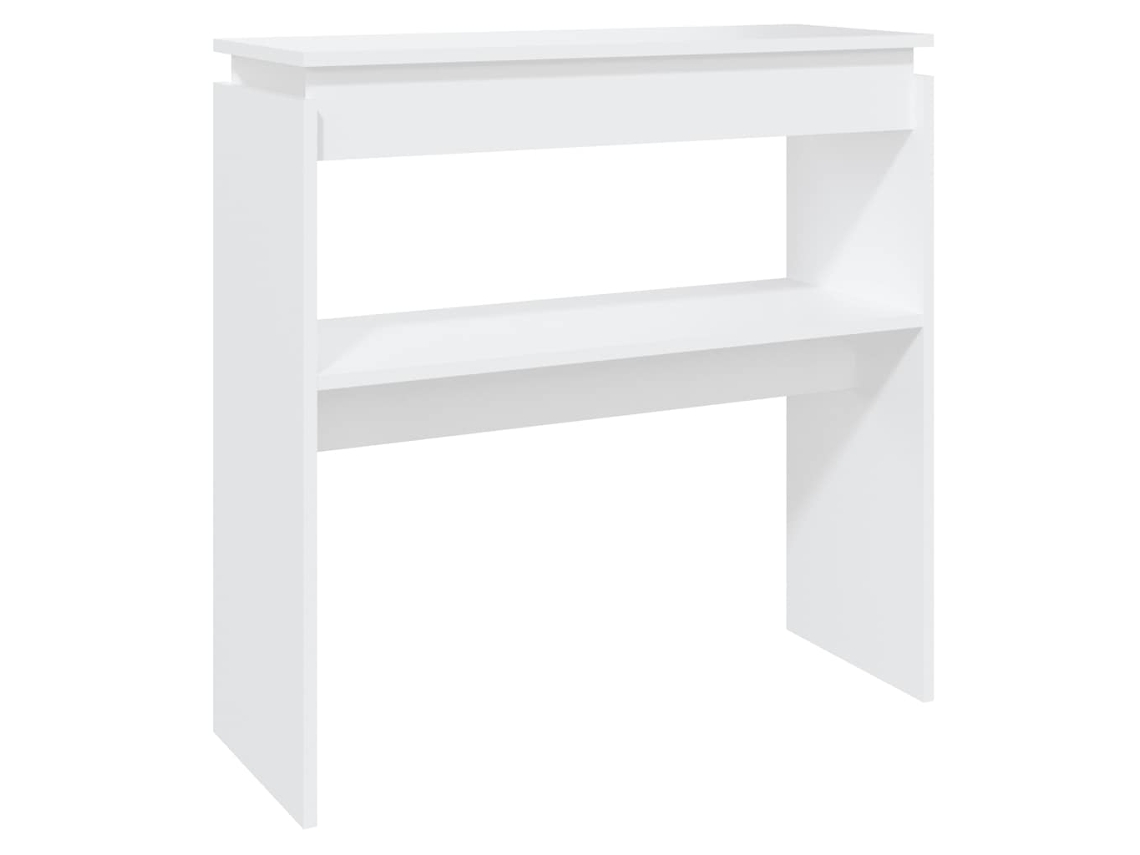 Console Table, Console Tables Vidaxl Branco Madeira Processada (n/a)