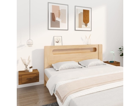 MAISON EXCLUSIVE Mesas de Cabeceira de Parede 2Pcs 50X36X25 cm Carvalho Castanho
