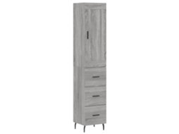 Highboard, Highboards Vidaxl Cinzeto Madeira Processada (n/a)