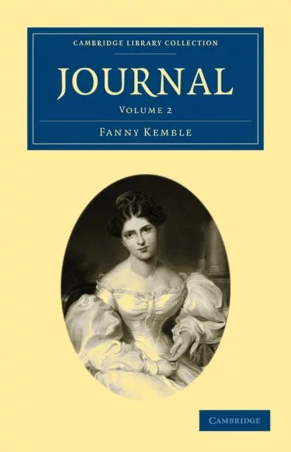 Livro Journal Volume 2 De Fanny Kemble (inglês)