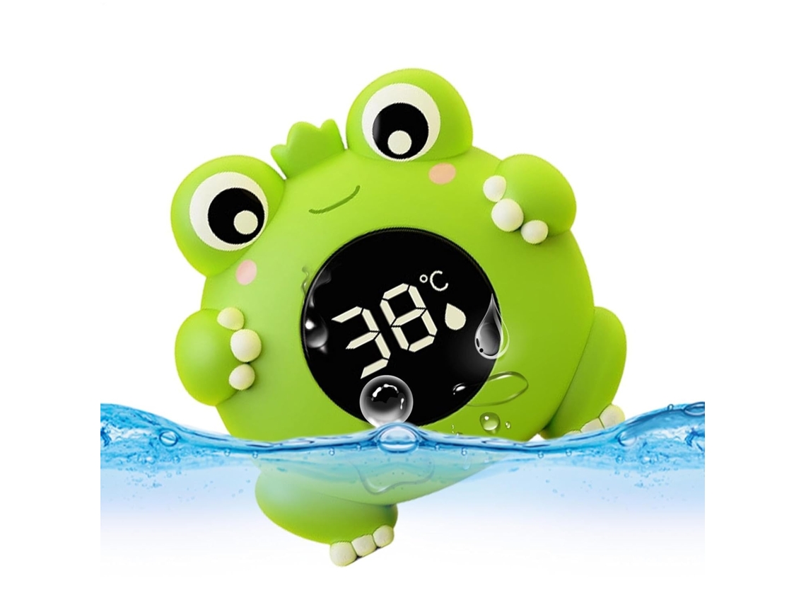 Monitor de Temperatura da Água do Banho Brinquedo Flutuante Fofo para Banho Exibição da Temperatura do Chuveiro CHABERLU