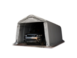 Tenda Garagem 3,3x6 M Pvc 800 N Garagem Portátil Abrigo Compacto De Armazenamento Refúgio 100 Impermeável Cinza Toolport