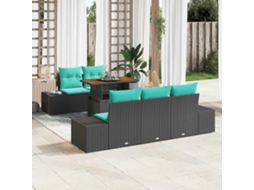 Vidaxl Conjunto De Jantar Para Jardim 6 Unid. 5-número De Lugares