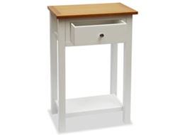 Maison Exclusive - Mesa De Apoio 50x32x75 Cm Madeira De Carvalho Maciça