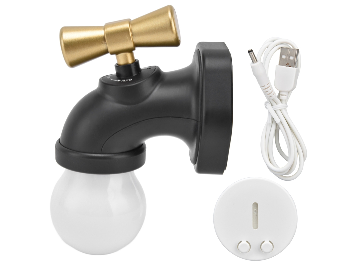Luminária de Cabeceira Criativa com Led, Carregamento Usb, Controle de Voz e Sensor de Indução CHABERLU