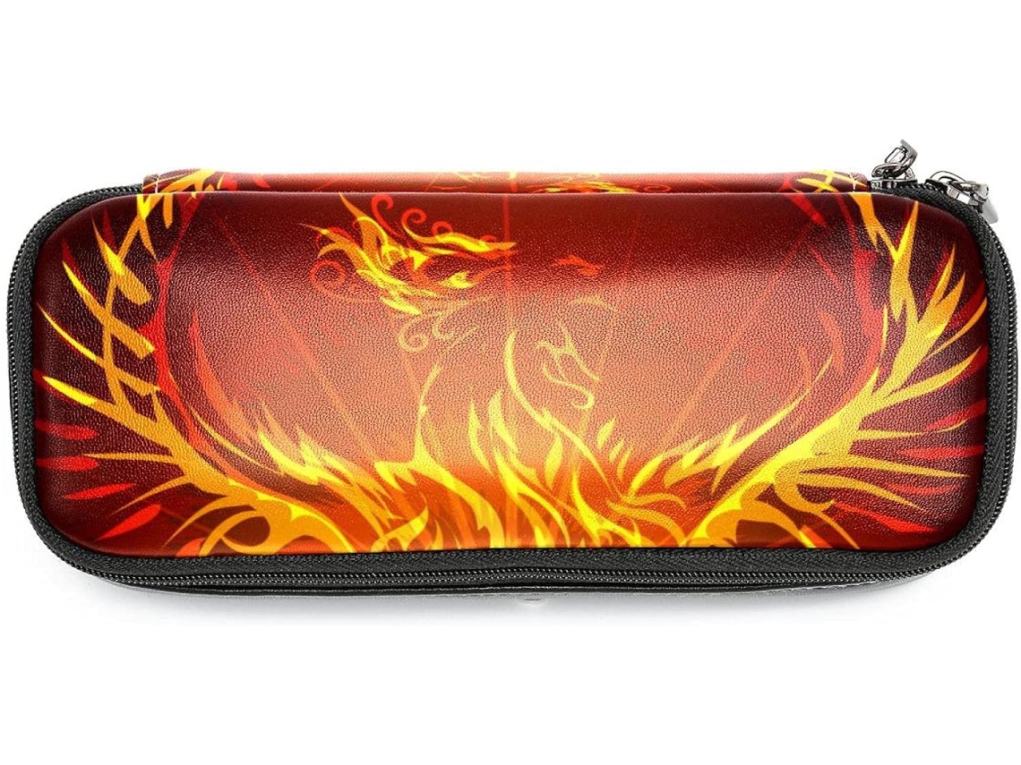 Este é um organizador de canetas, maquiagem e marcadores da Chama Format, de grande capacidade, ideal para escola e mesa.
