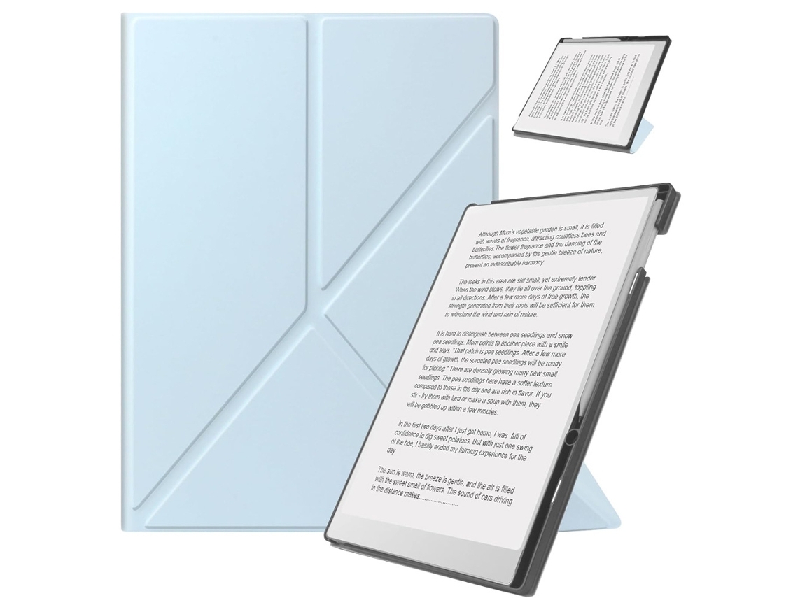 Capa Para Remarkable Paper Pro, 11,8 Polegadas 2020, A Capa De Couro Mais Fina E Leve Para Smartphones Azul
