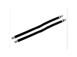 2 Peças 90-180 Cm Suporte De Lençóis Fivelas Fixadores Suporte De Colchão Ajustável (preto)