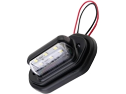 Iluminação Led Com Dissipação De Calor, 10-30v, 6 Leds Brancos E Material Abs Preto, Fácil De Usar Em Carros