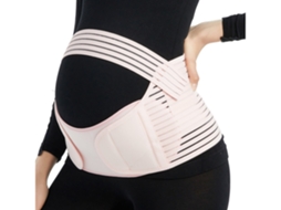 Cinta De Suporte Para Grávidas 3 Em 1, Cinta Protetora Para Aliviar A Dor, Cor-de-rosa (para Perímetro Abdominal De 80 A 110 Cm).
