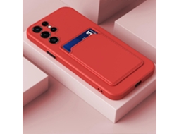 Capa Para Samsung Galaxy S23 Ultra 5g Em Tpu Com Toque Aveludado E Botões Em Cores Contrastantes.