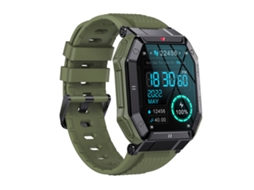 Mali relógio Inteligente Esportivo Outdoor K55 Tela Ips 1.85" Chamada Bt 24 Modos de Esporte Monitor Saúde Compatível Android Ios