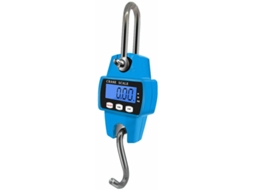 Balança Suspensa para Guindaste, Mini, 300 Kg, Digital, Eletrônica, com Visor Lcd e Gancho AQUAFORGE (azul)