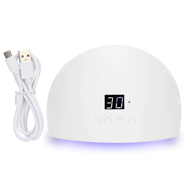 Lâmpada Para Unhass Usb 24w Led Secador De Esmalte Em Gel Máquina De Nail Art De Secagem Rápida