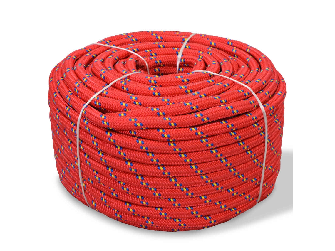 Rope, Ropes Vidaxl Vermelho Polipropileno (n/a)