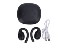 Fones de ouvido com tradução em 74 línguas e 70 sotaques em tempo real, cancelamento de ruído preto LAXISCREED