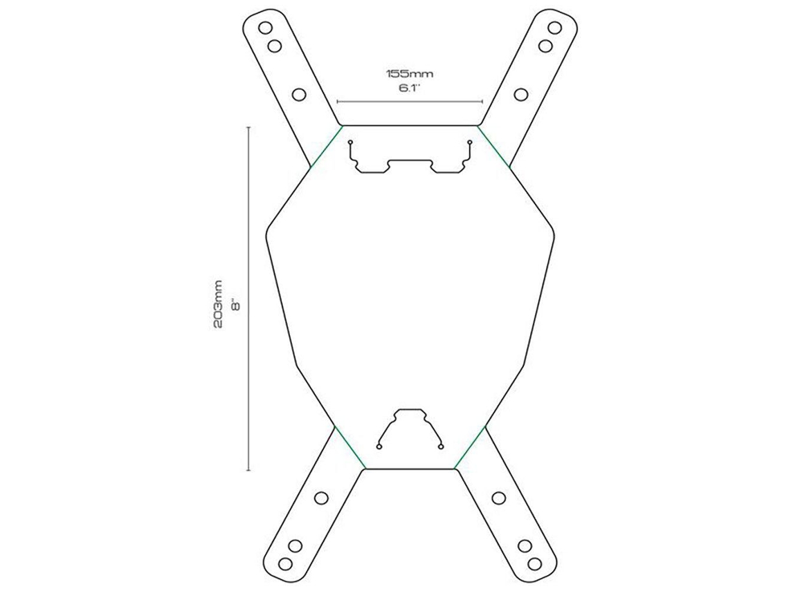 All Mountain Style Placa Dorsal Dianteira
