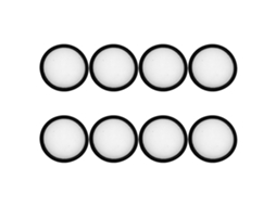 Substituição de Filtro Hepa 8Pcs para Peças de Aspirador de Pó Proscenic P8