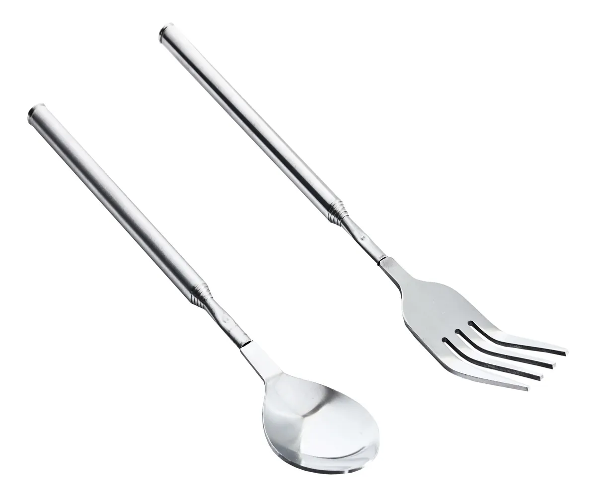 Conjunto de 2 Colheres e Garfo Telescópicos, Colherslowmoose