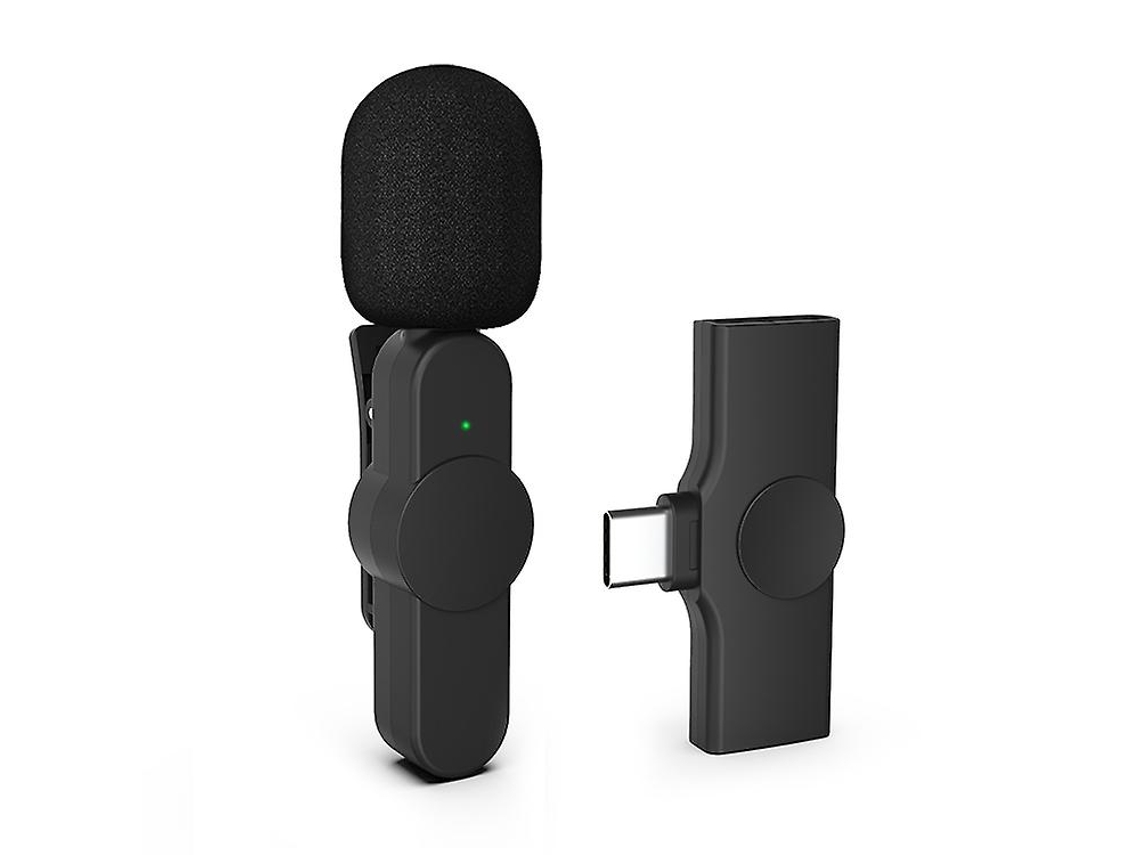 Microfone De Rádio Sem Fio Ep033t Com Interface Tipo C E Lapela Aquaforge